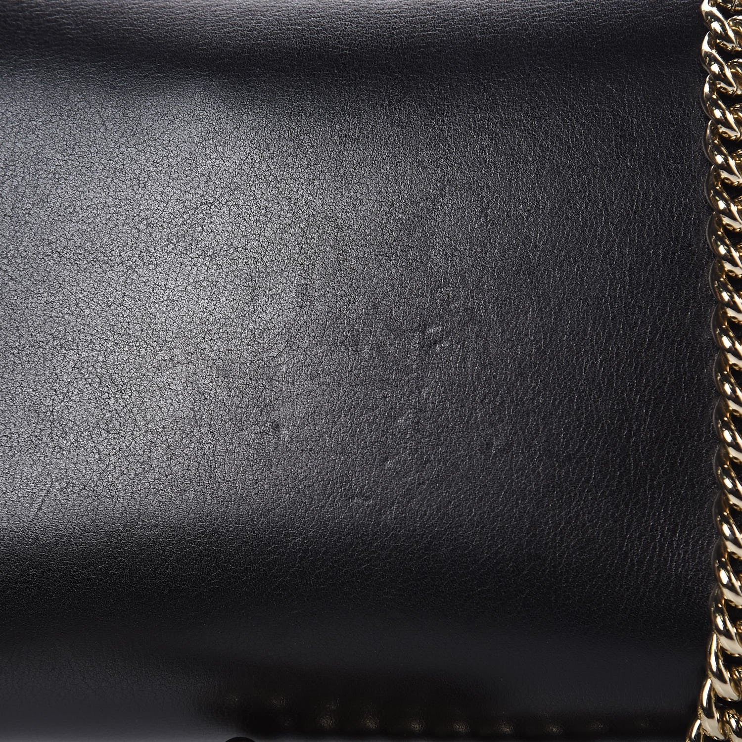 Gucci Smooth Calfskin Small Emily Chain Shoulder Bag Black 11 of 14
