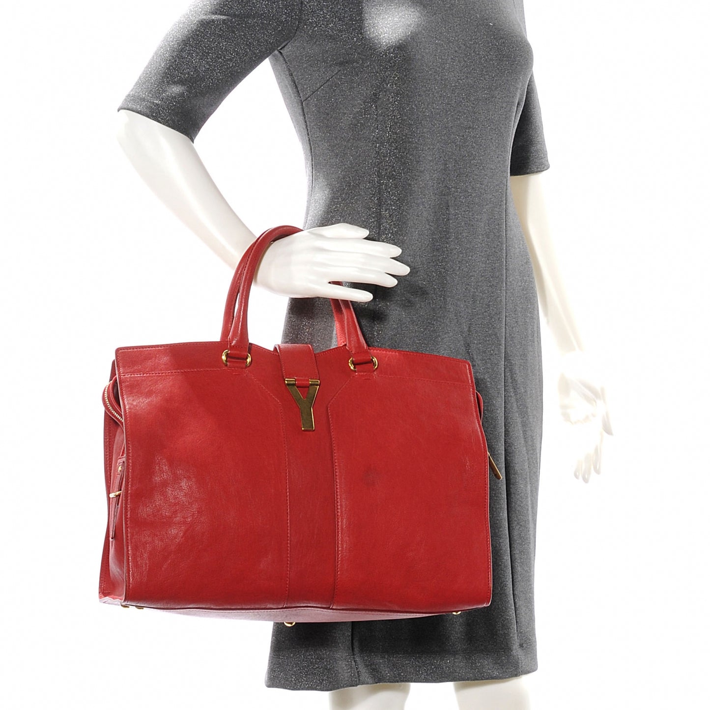 Sheepskin Large Cabas ChYc Red