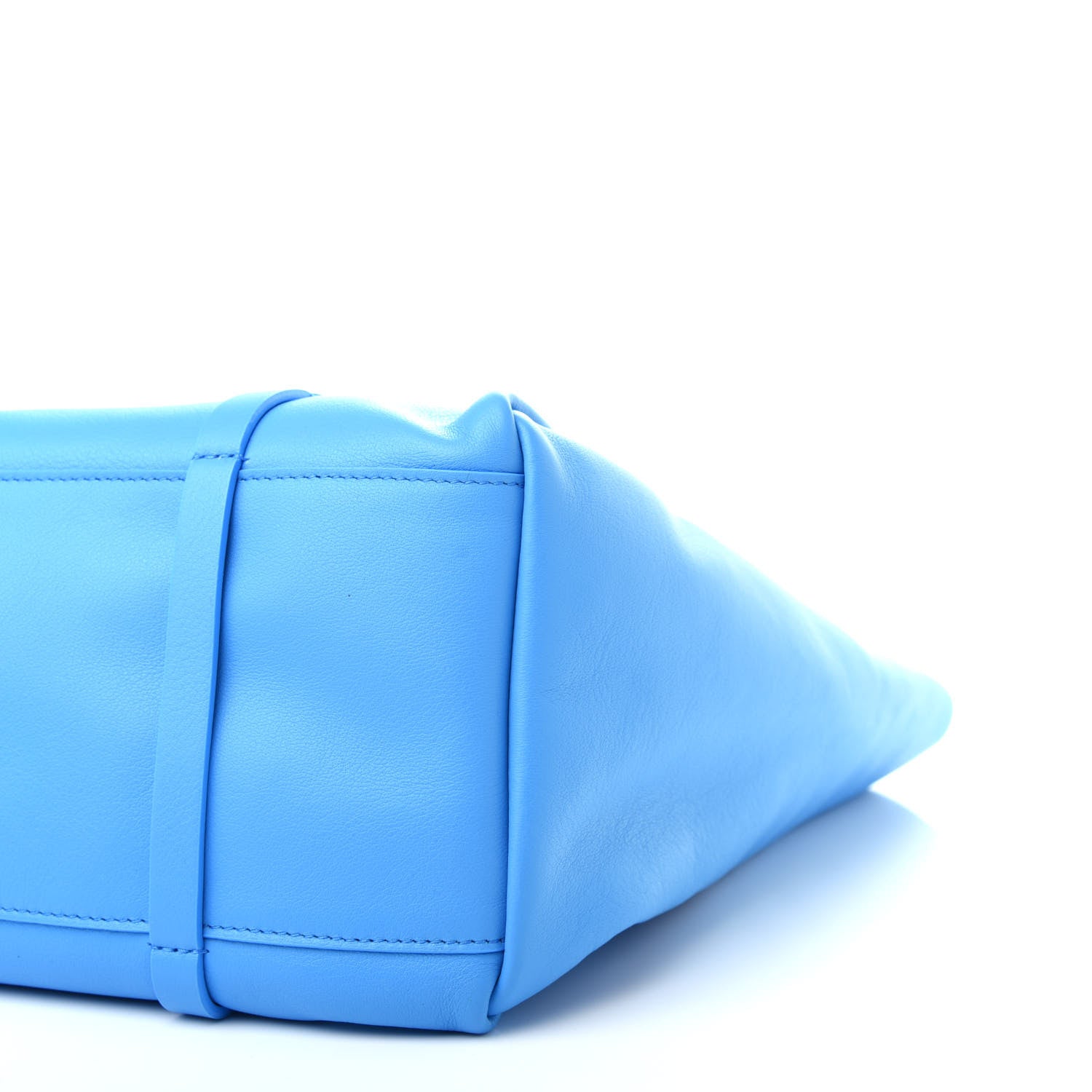 Balenciaga Veau Baltimore Double Sided Small Everyday Tote Bleu Turquoise Black 8 of 9