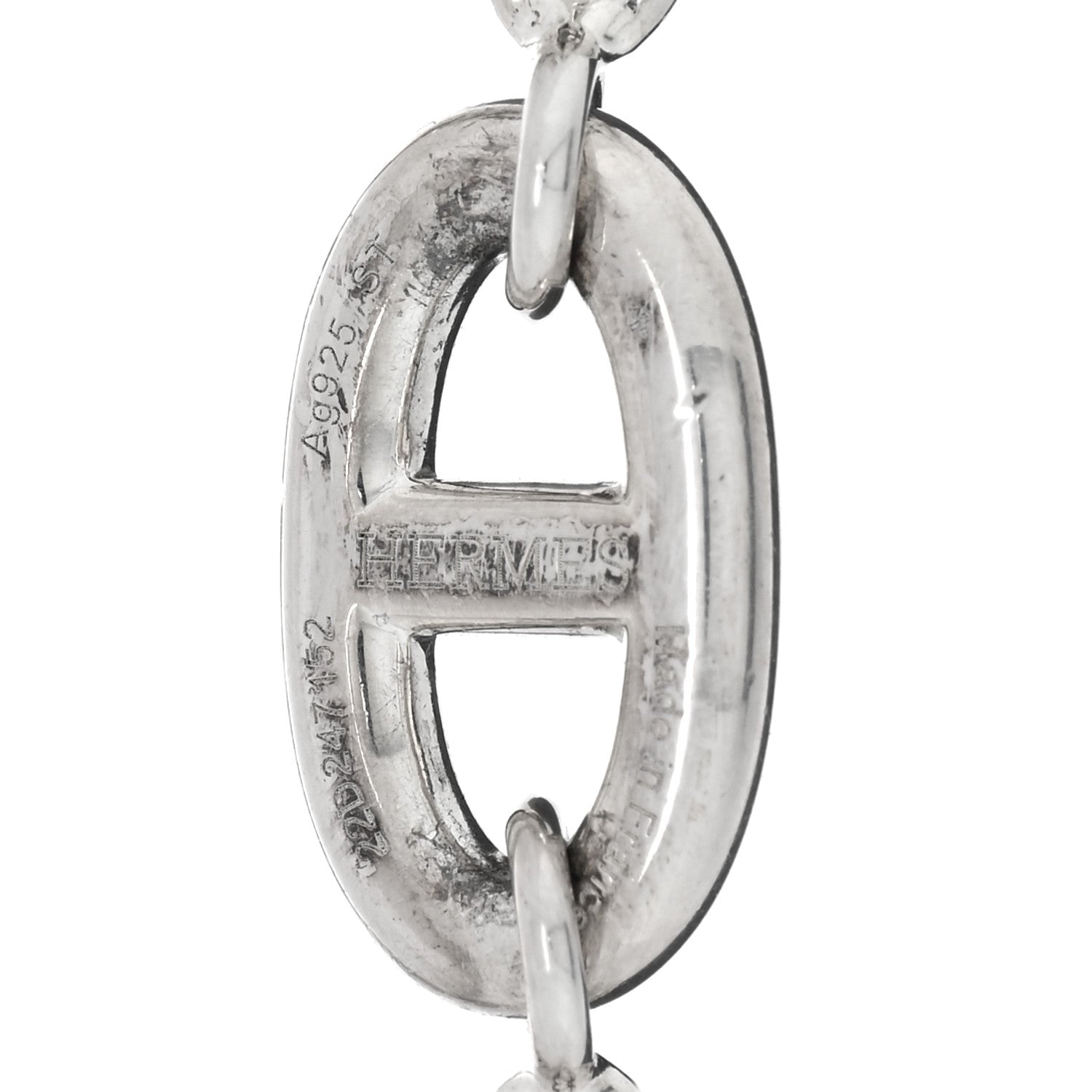 Hermes Sterling Silver Farandole Bracelet ST 3 of 4