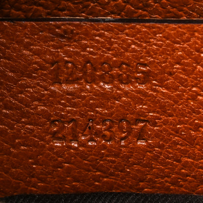 Gucci Monogram Mini Piston Lock Jackie O Hobo Orange 7 of 16