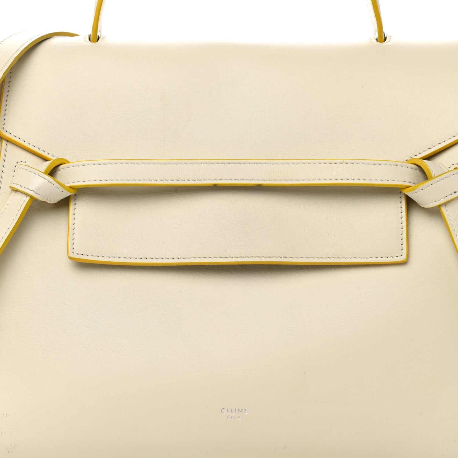 Celine Smooth Calfskin Mini Belt Bag White 10 of 17