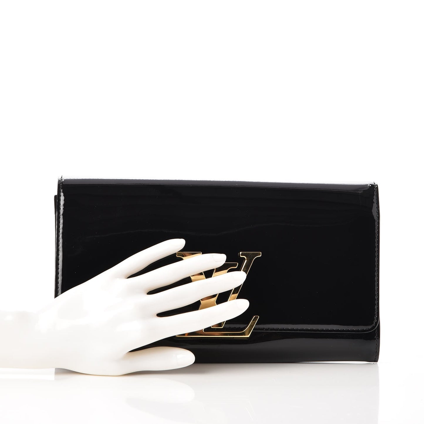 Patent Neo Sobe Louise EW Clutch Black