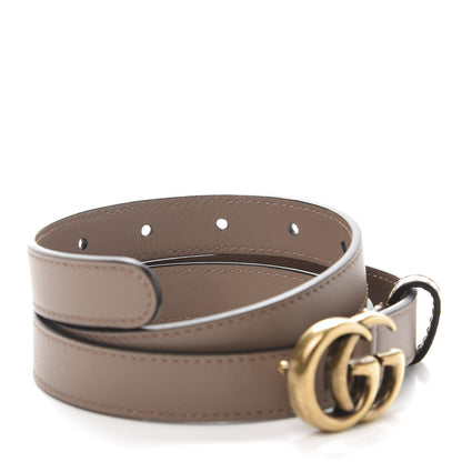 Gucci Calfskin Double G 20mm Belt 75 30 Porcelain Rose 4 of 6