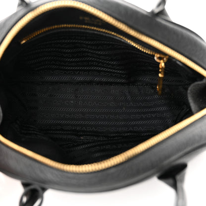 Prada Vitello Daino Bowler Black 5 of 14