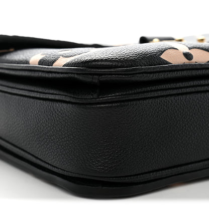 Louis Vuitton Empreinte Monogram Giant Pochette Metis Black Beige 7 of 9
