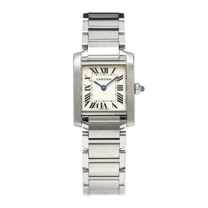 Cartier Stainless Steel 20mm Tank Francaise Quartz Watch 1 of 6