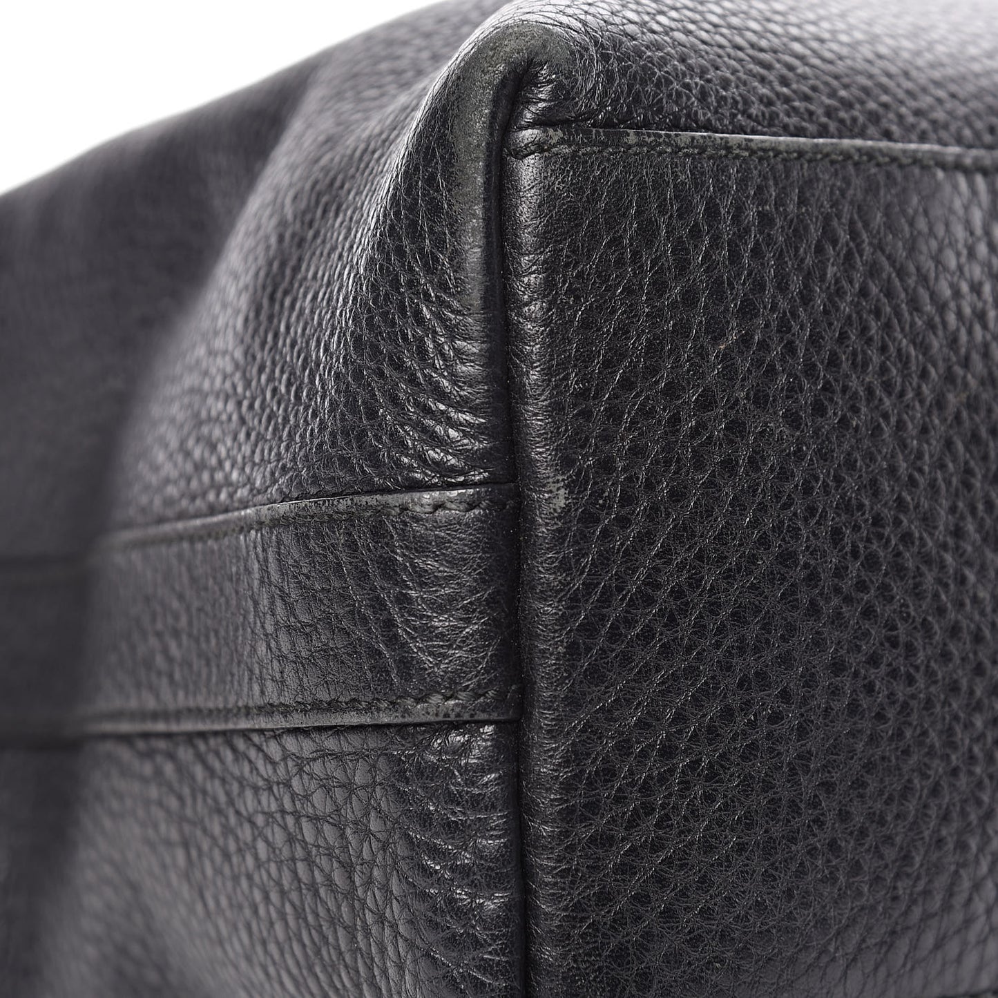 Pebbled Calfskin Small Miss GG Hobo Black