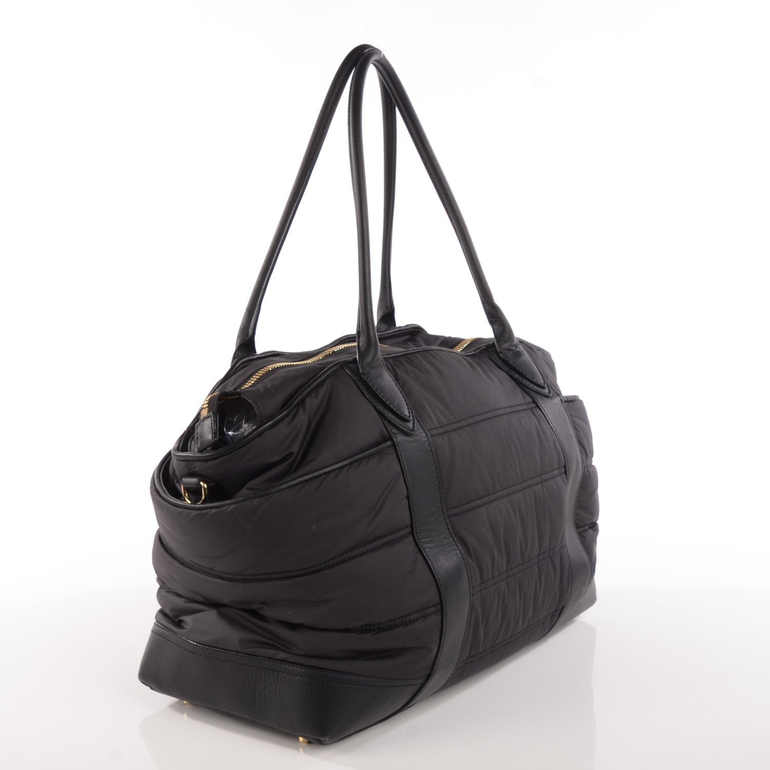 Burberry Nylon Large Olympia Diaper Bag Black 3 of 9