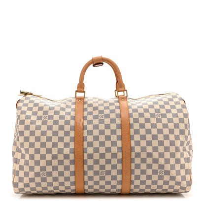 Louis Vuitton Damier Azur Keepall 50 1 of 9