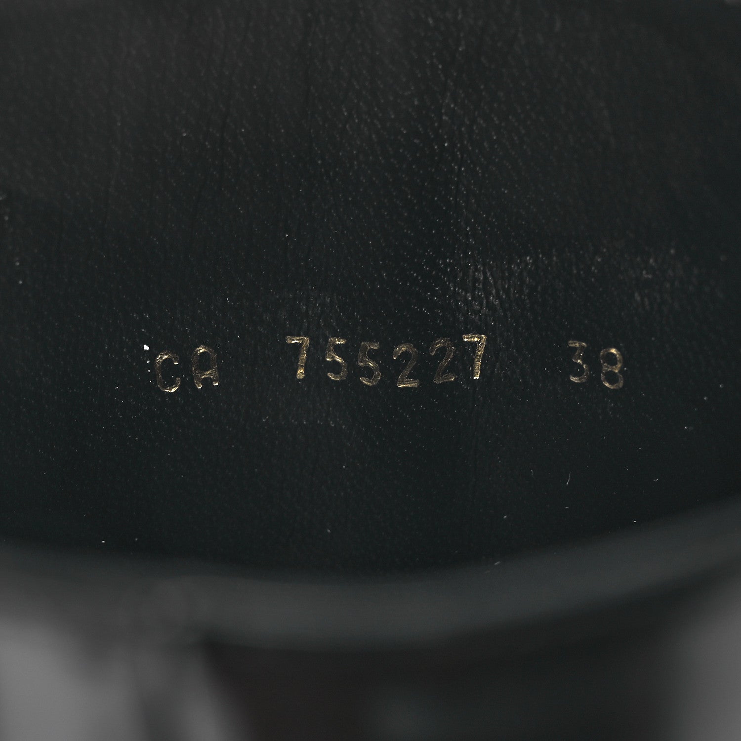 Saint Laurent Vitello Marilyn Nina 95 Knee High Boots 38 Black 10 of 11
