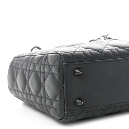 Christian Dior Ultra Matte Calfskin Cannage Small My ABCDior Lady Dior Black 9 of 10