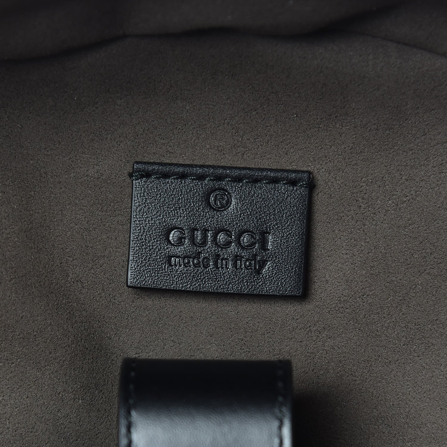 Gucci Guccissima Signature Day Backpack Black 6 of 10
