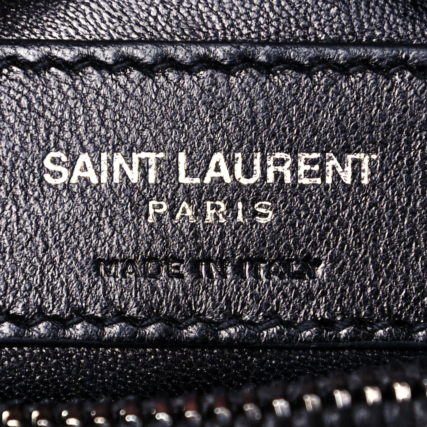 Saint Laurent Sheepskin Matelasse Chevron Monogram Medium College Bag Asphalt 6 of 13