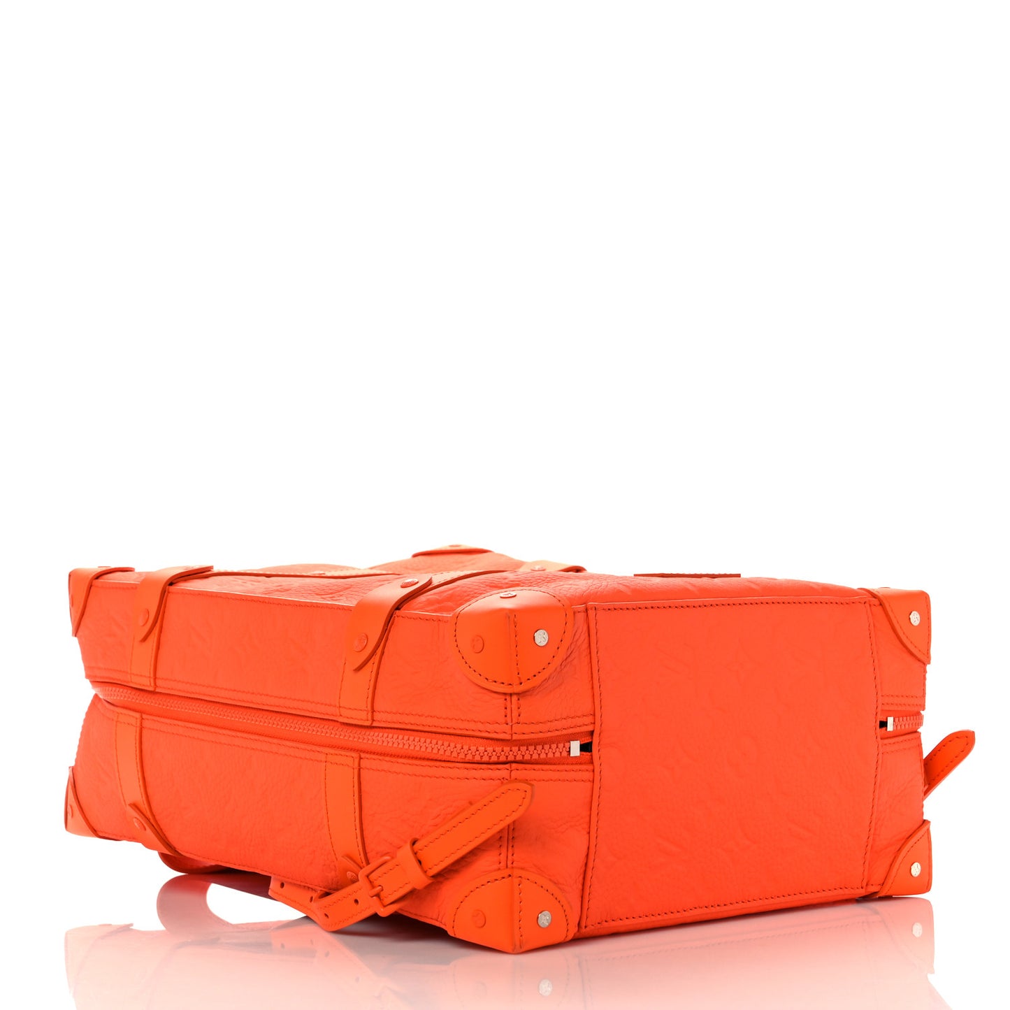 Taurillon Empreinte Soft Trunk Backpack PM Orange
