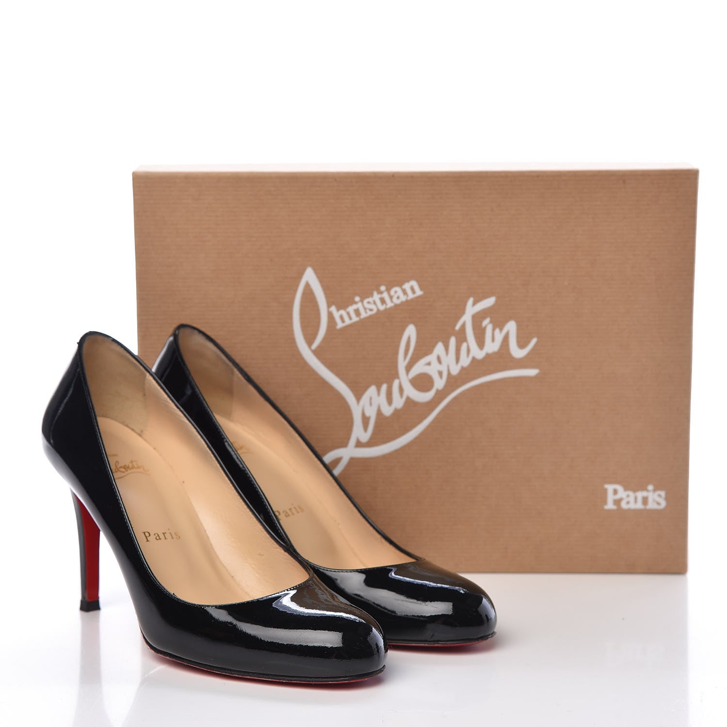 Christian Louboutin Patent Simple 85 Pumps 35 Black 14 of 14
