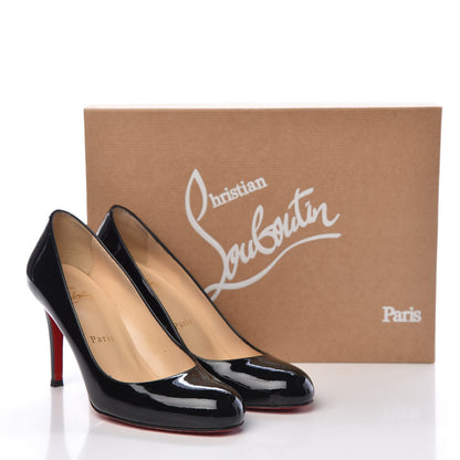 Christian Louboutin Patent Simple 85 Pumps 35 Black 14 of 14