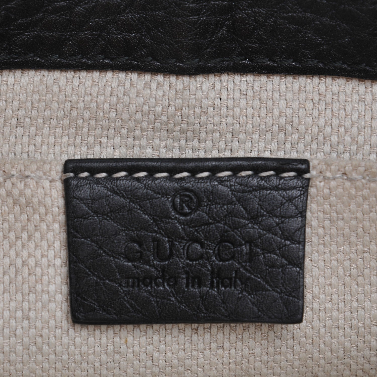 Gucci Pebbled Calfskin Small Soho Flap Crossbody Black 6 of 7
