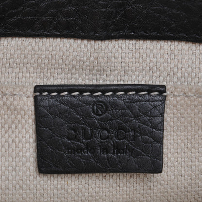 Gucci Pebbled Calfskin Small Soho Flap Crossbody Black 6 of 7