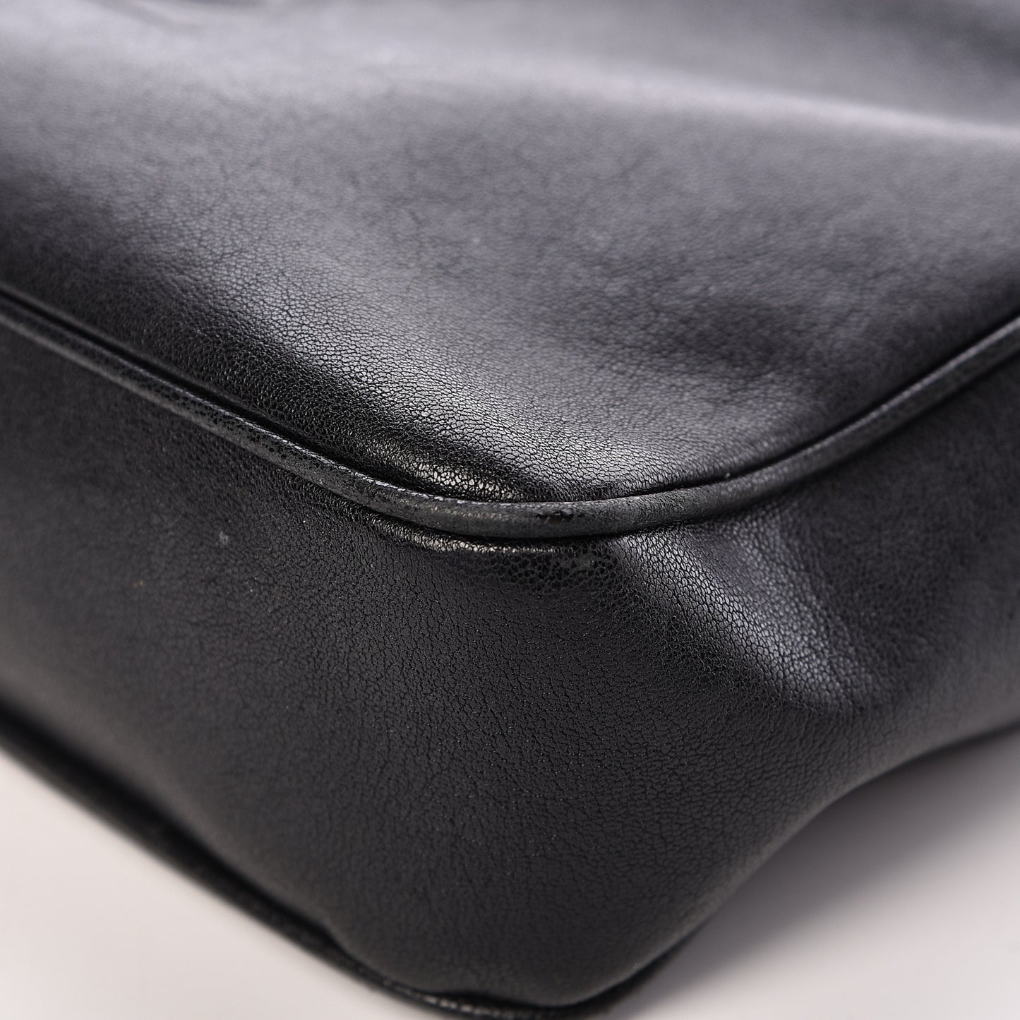 Lambskin Monogram Small Lou Camera Bag Black