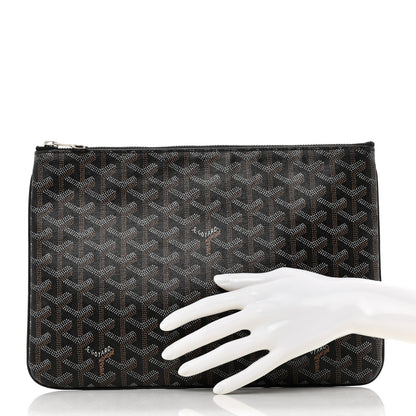 Goyard Goyardine Senat Pochette MM Black 2 of 8
