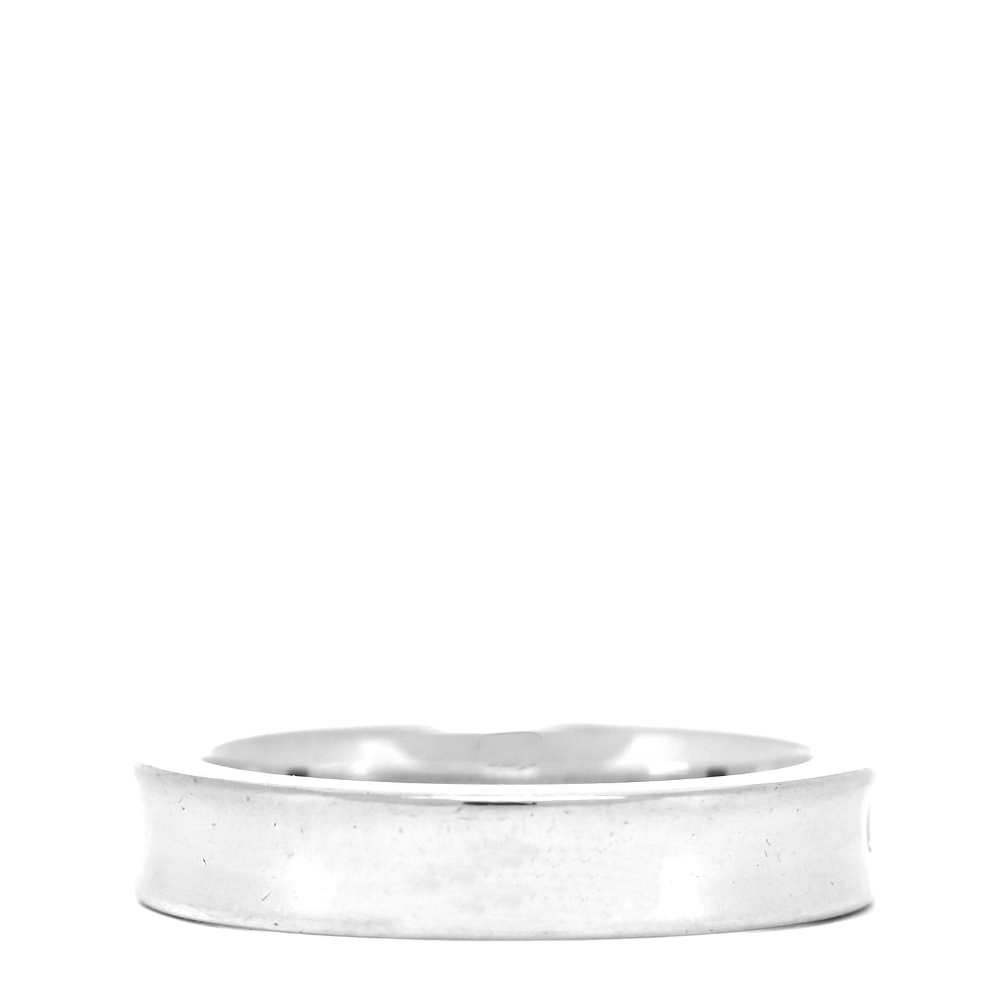 Sterling Silver Narrow 1837 Band Ring 49 5