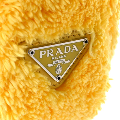 Prada Terry Cloth Mini Re-Edition 2000 Bag Giallo Black 9 of 10