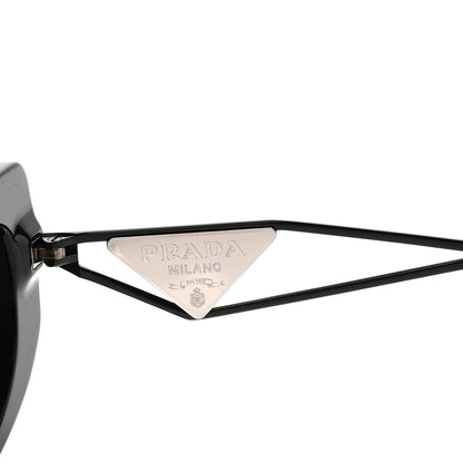 Prada Acetate Sunglasses SPR 14Y Black Slate Gray 5 of 9