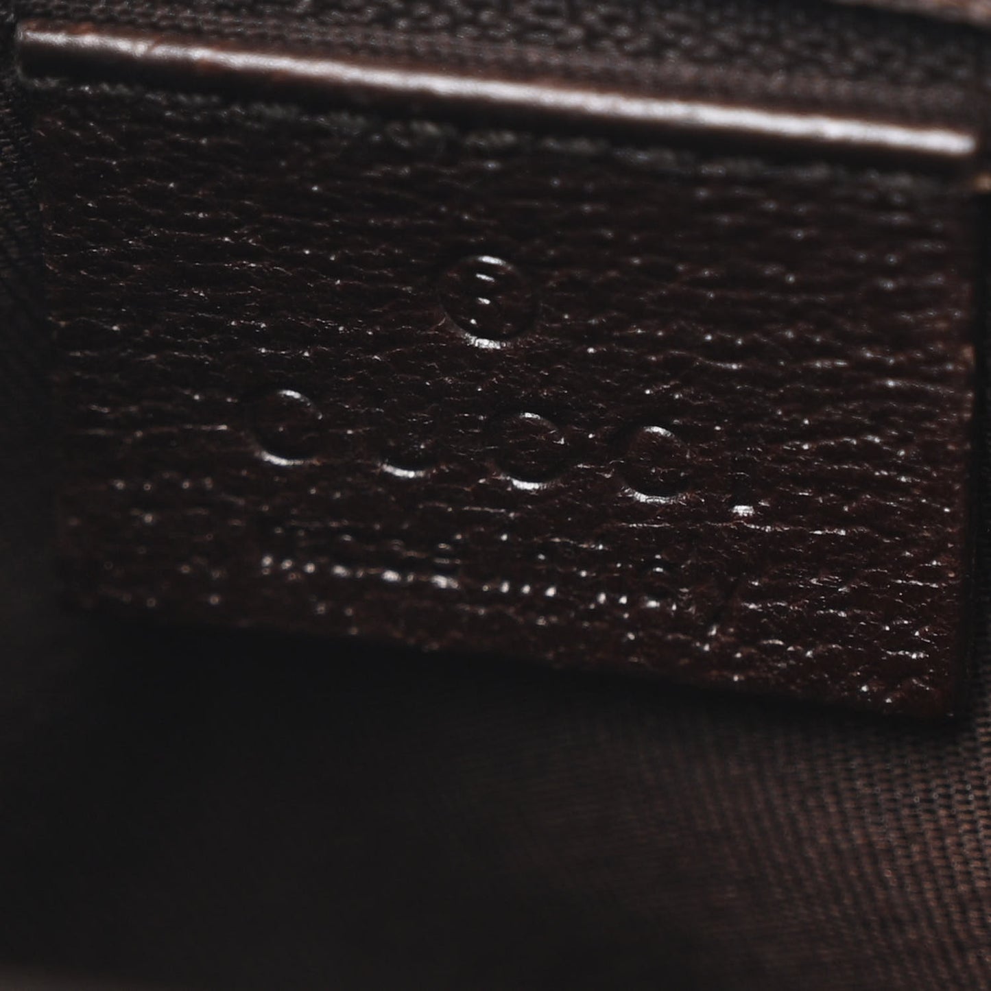 Monogram Messenger Crossbody Bag Dark Brown