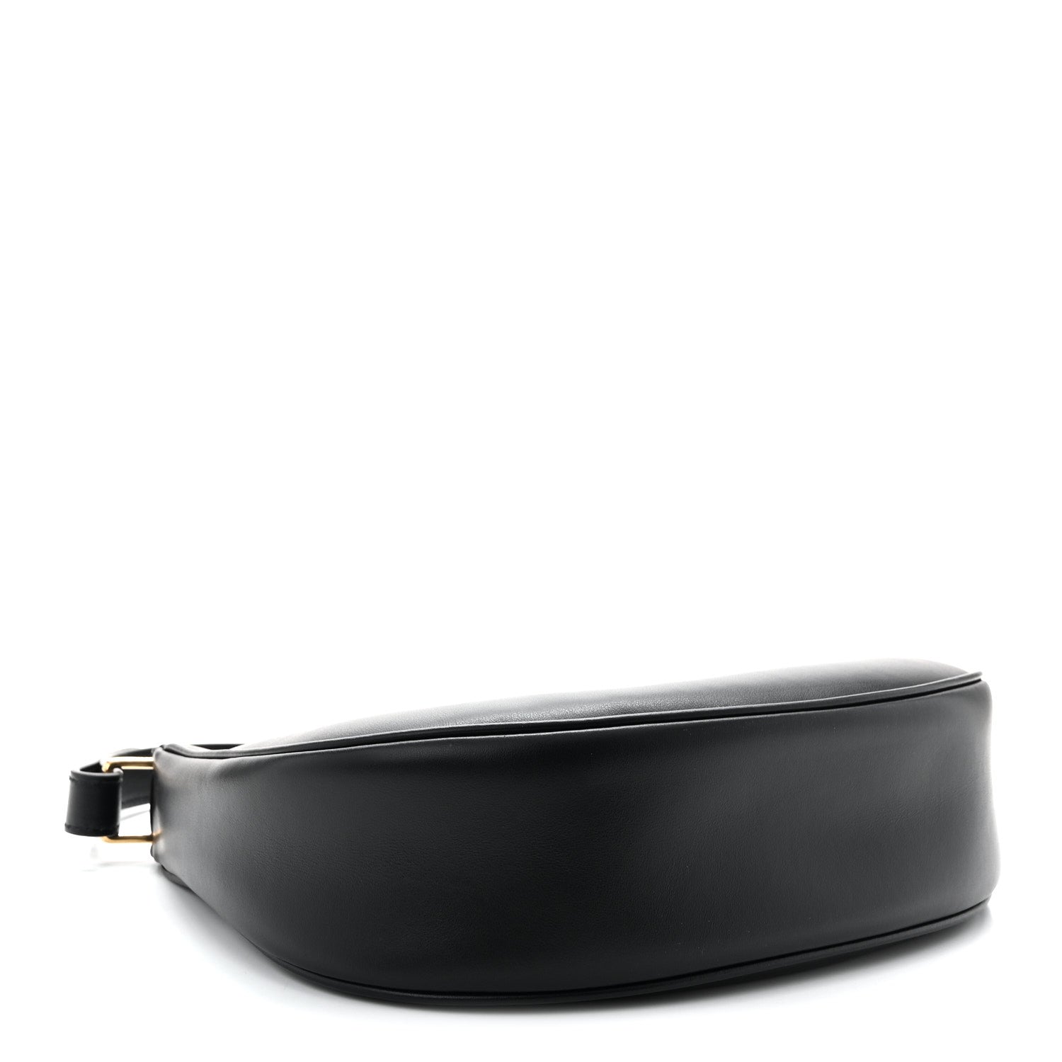 Celine Smooth Calfskin Medium Strap Ava Triomphe Shoulder Bag Black 4 of 10