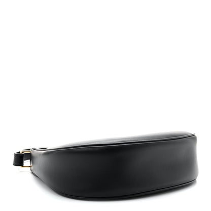 Celine Smooth Calfskin Medium Strap Ava Triomphe Shoulder Bag Black 4 of 10