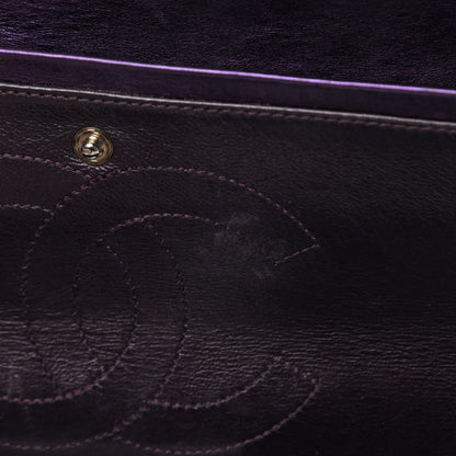Chanel Metallic Aged Calfskin Quilted 2.55 Reissue 226 Flap Purple 15 of 15