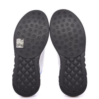 Chanel Lycra Fabric Womens CC Sneakers 35 Blue 5 of 8