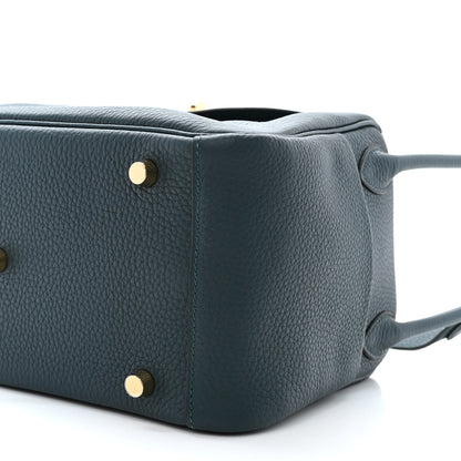 Hermes Taurillon Clemence Lindy 26 Vert Cypress 10 of 11