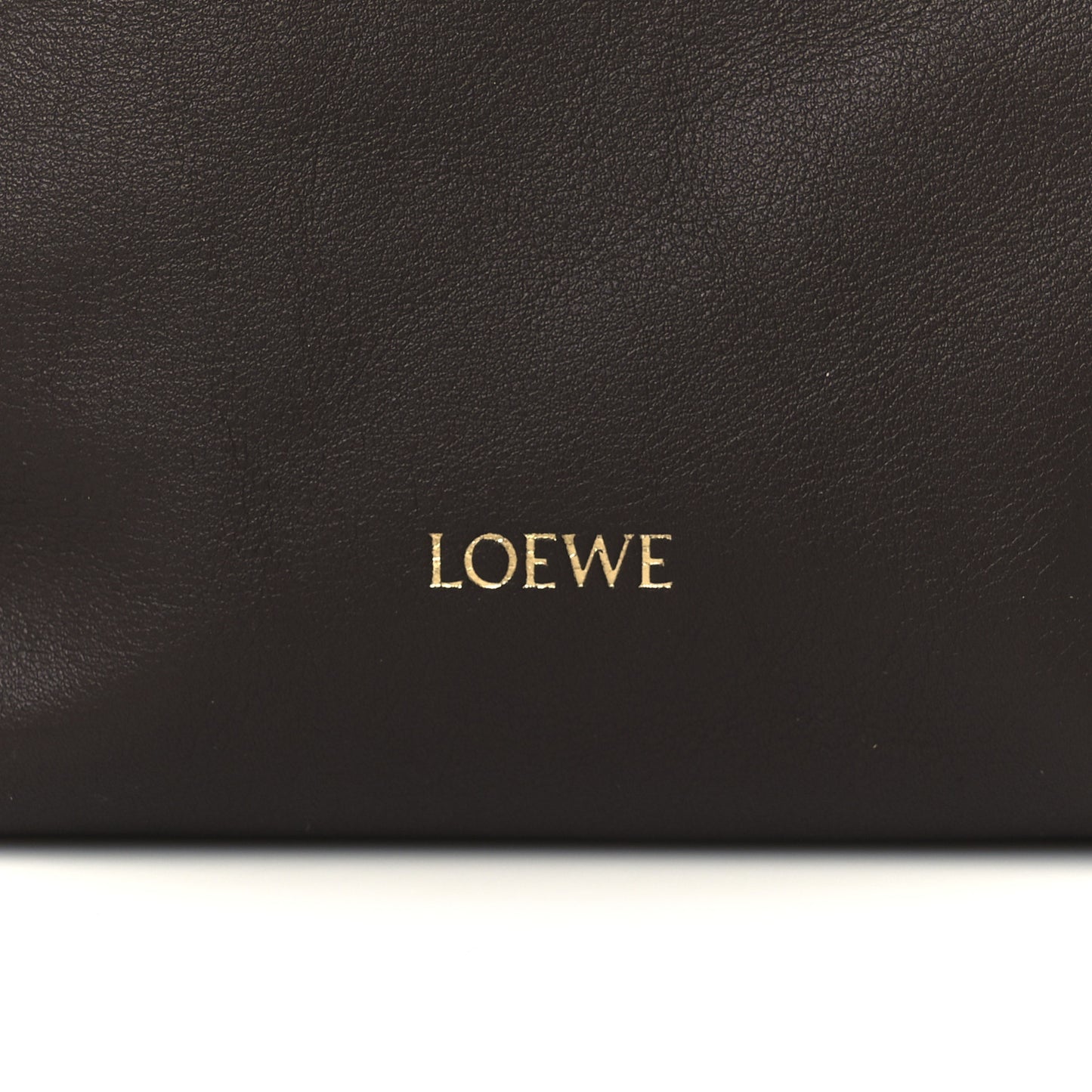 Calfskin Mini Flamenco Knot Clutch Chocolate