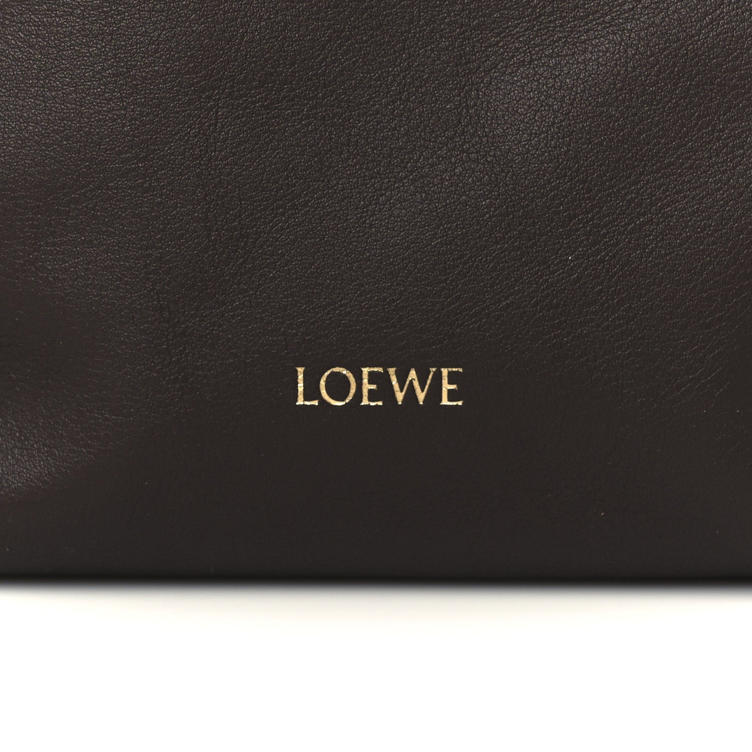 Loewe Calfskin Mini Flamenco Knot Clutch Chocolate 8 of 10