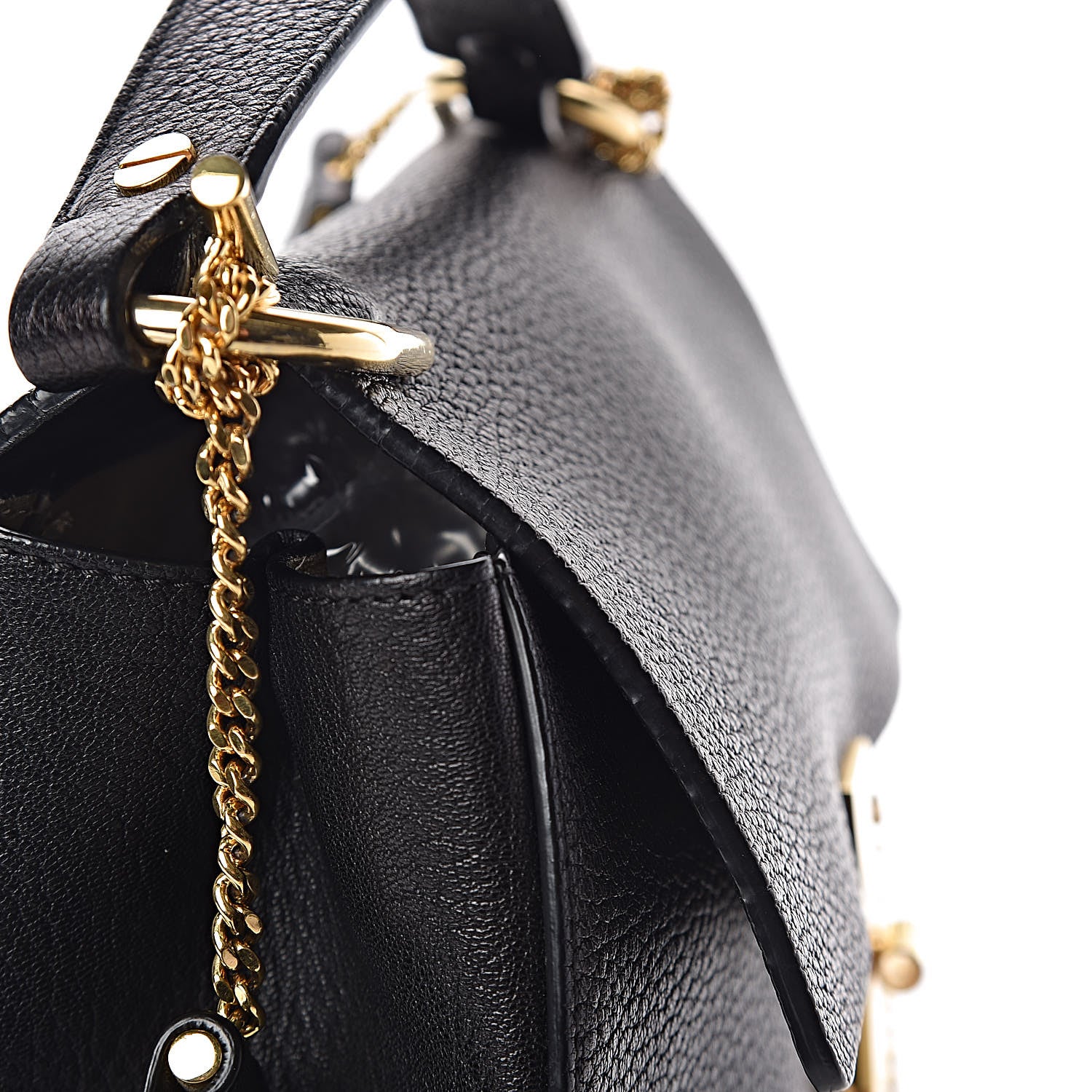 Chloe Grained Lambskin Large Drew Shoulder Bag Black 17 of 19