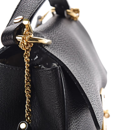 Chloe Grained Lambskin Large Drew Shoulder Bag Black 17 of 19