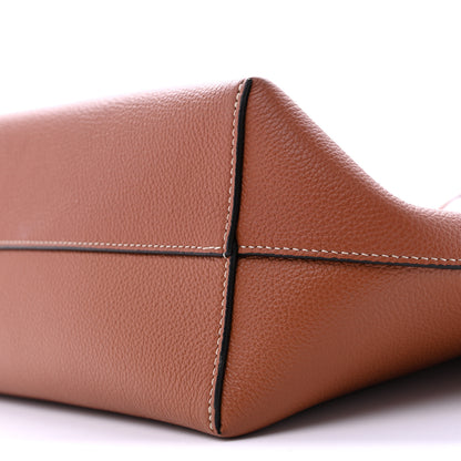 Celine Grained Calfskin Triomphe Medium Cabas Anais Tan 10 of 12