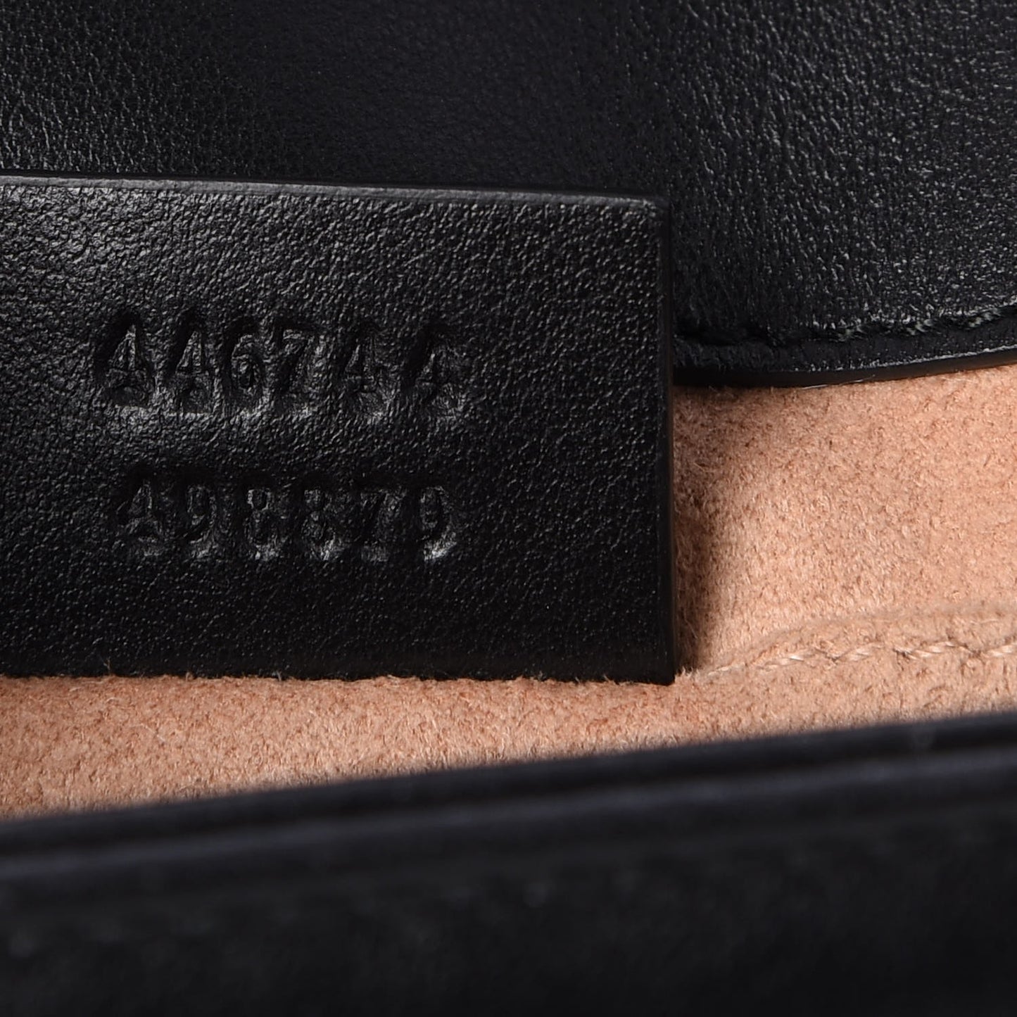 Calfskin Matelasse Mini GG Marmont Shoulder Bag Black