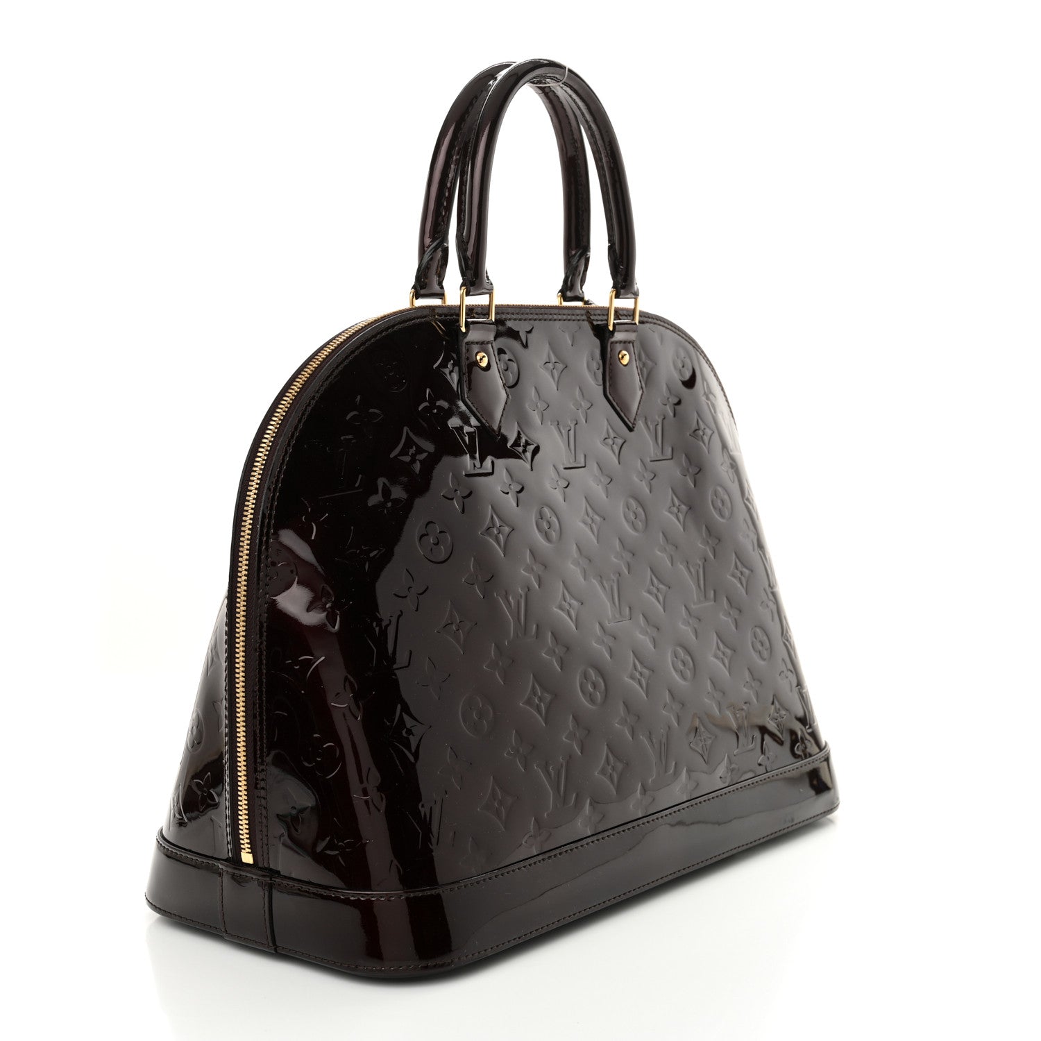 Louis Vuitton Vernis Alma GM Amarante 3 of 11