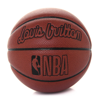 Louis Vuitton X NBA Plexiglass Monogram Basketball Hoop and Mini Basketball Transparent Gold Orange 3 of 8
