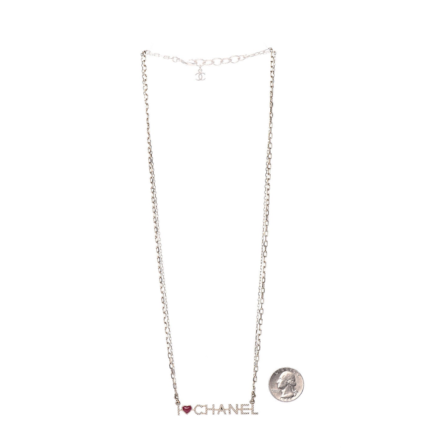 Chain I Heart Necklace Gold