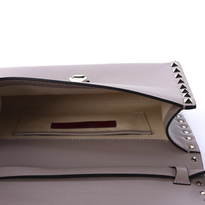 Valentino Garavani Vitello Medium Rockstud Flip Lock Crossbody Bag Poudre 5 of 9