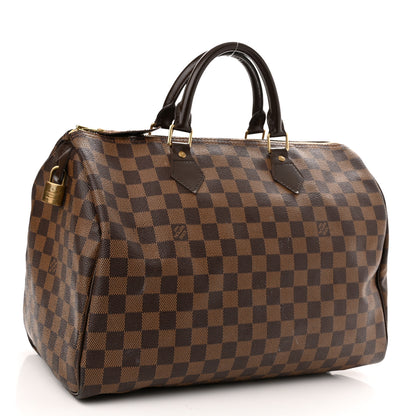 Louis Vuitton Damier Ebene Speedy 35 3 of 11