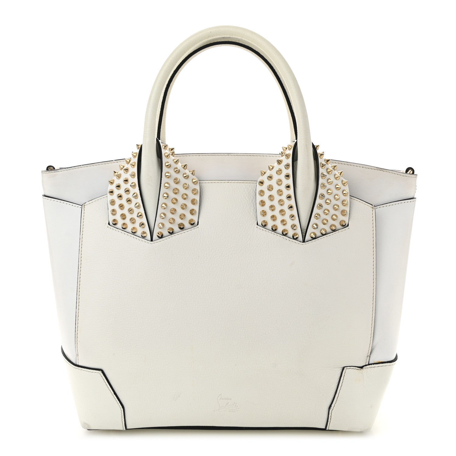 Christian Louboutin Calfskin Small Eloise Tote White 1 of 17