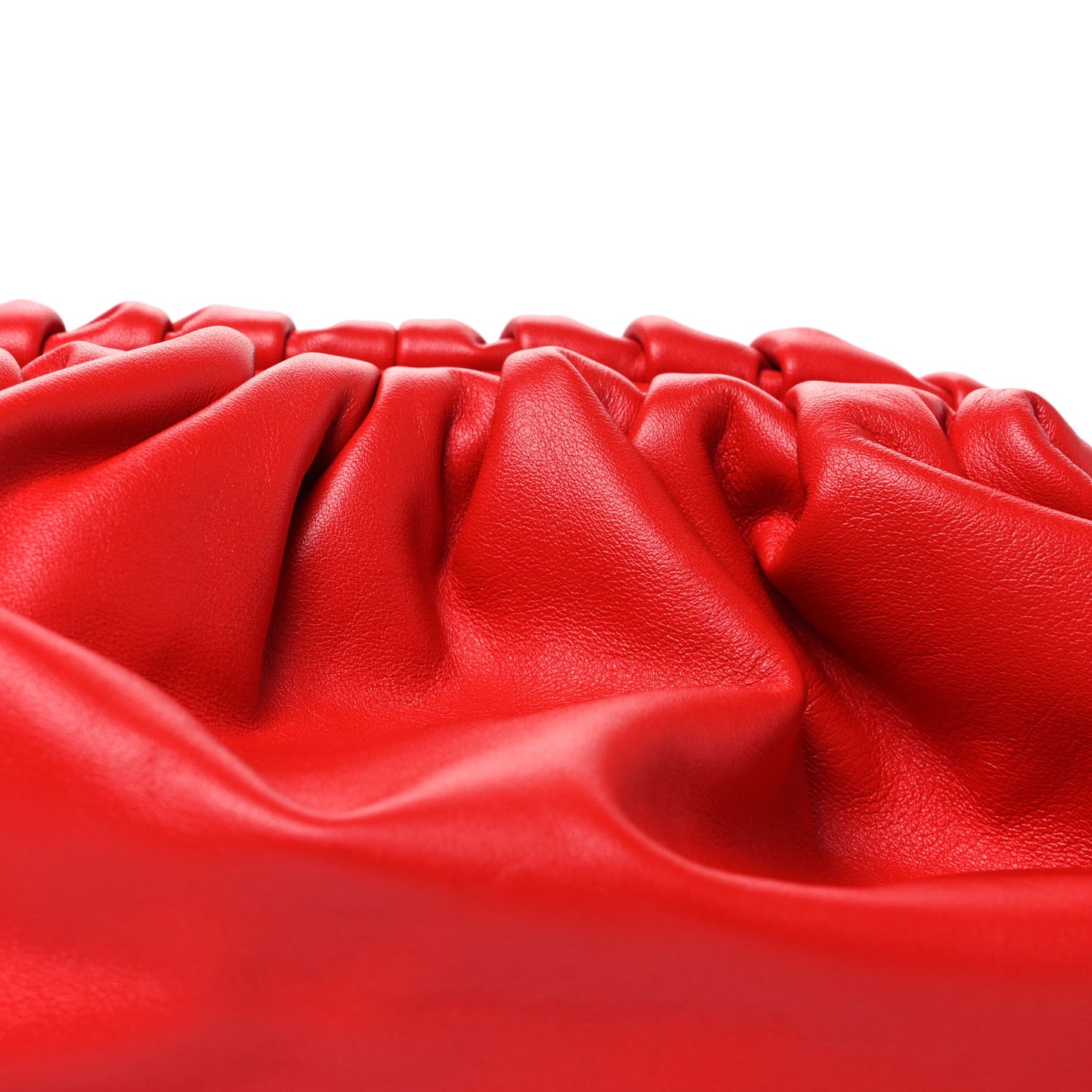 Smooth Butter Calf The Pouch Oversized Clutch Nail Polish
