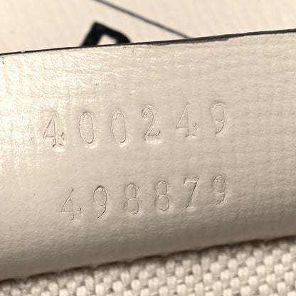Gucci X BALENCIAGA Calfskin Logo Print Small Dionysus Shoulder Bag White 9 of 13