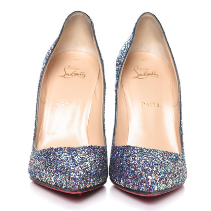 Christian Louboutin Glitter So Kate Dragonfly 120 Pumps 41 China Blue 2 of 8