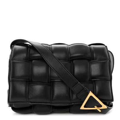 Bottega Veneta Nappa Maxi Intreccio Padded Cassette Crossbody Bag Black 1 of 10